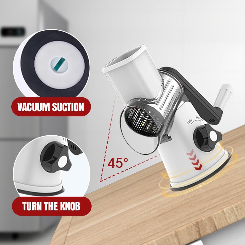 🔥Multifunctional Manual Rotary Grater & Chopper
