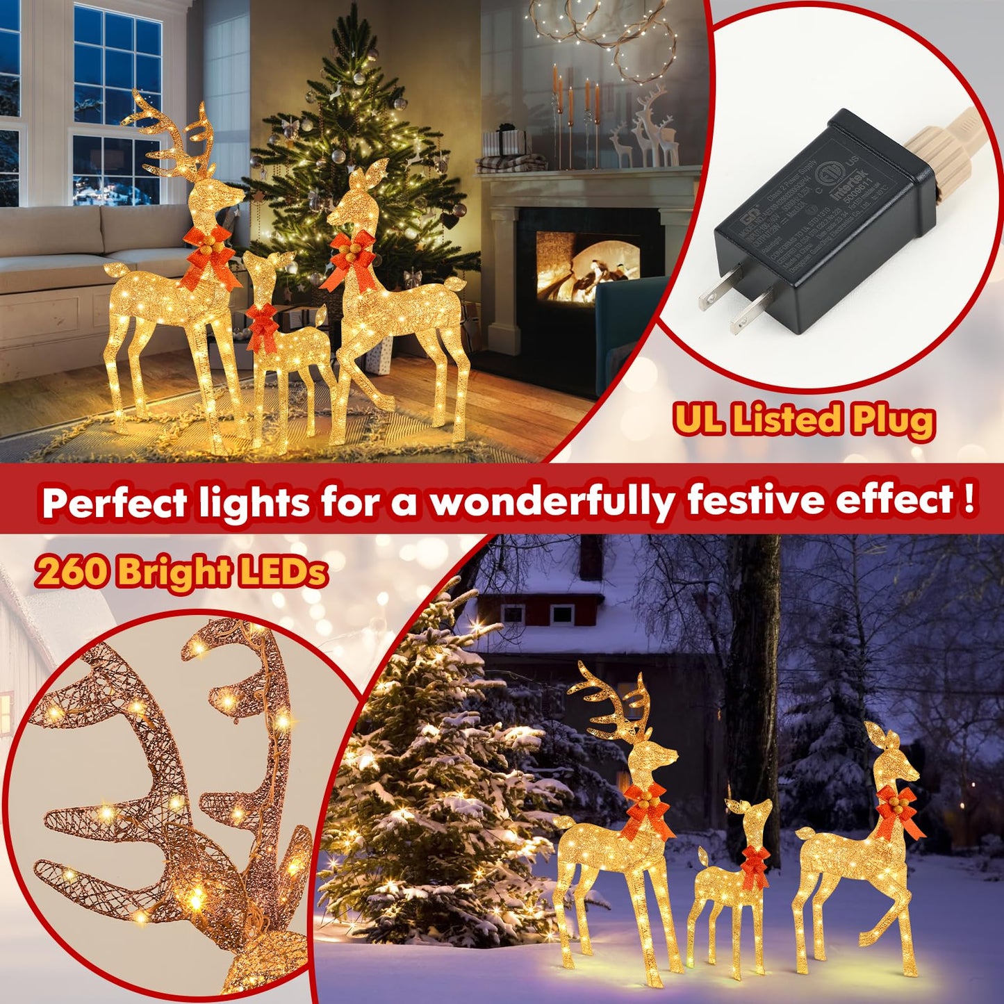 🔥 LED Deer Lighting