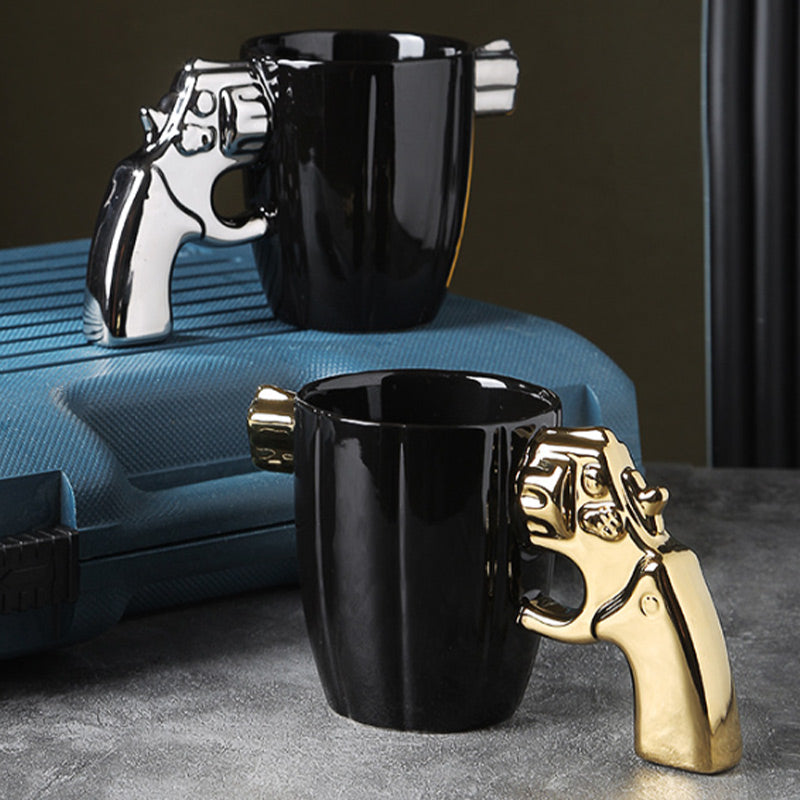 🔥Creative Novelty Coffee Mug with Revolver Handle