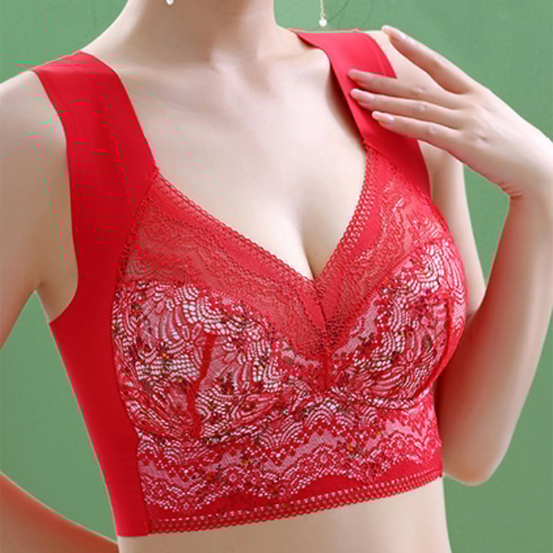 ❤️Plus Size Seamless Push Up Wireless Bra