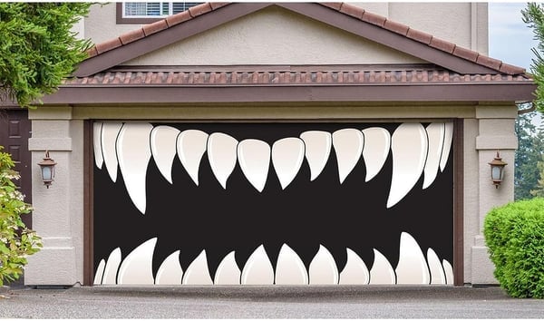 Halloween  Garage Door Decoration