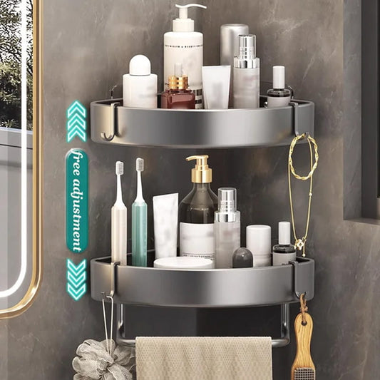 Drill-free Bathroom Storage Rack