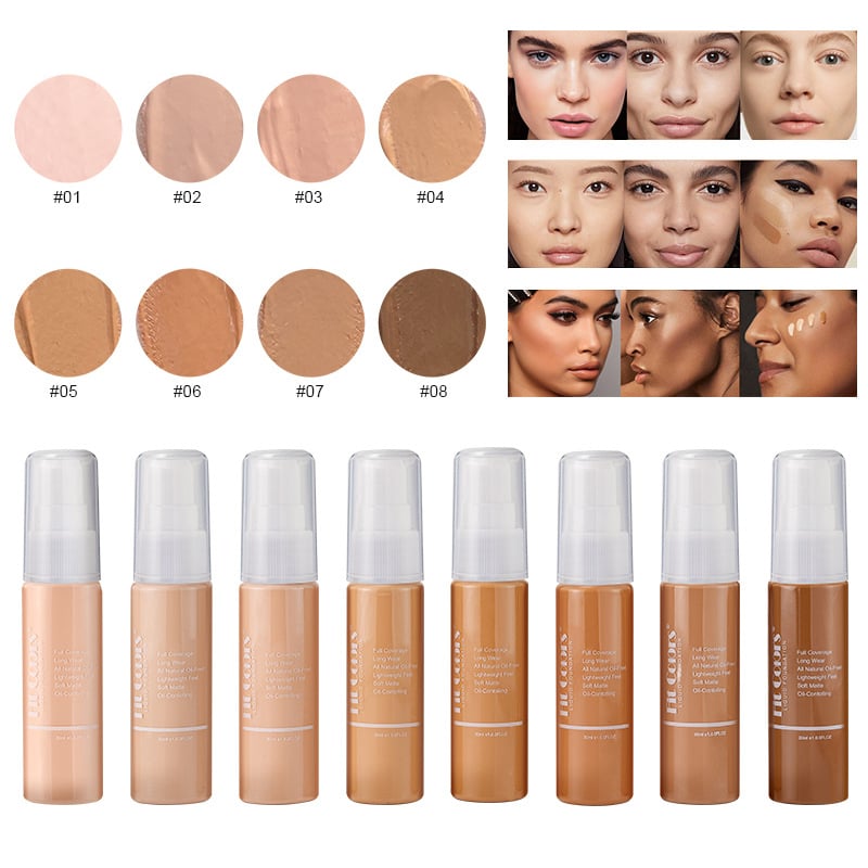 🔥  Professional Makeup Concealer Liquid Foundation
