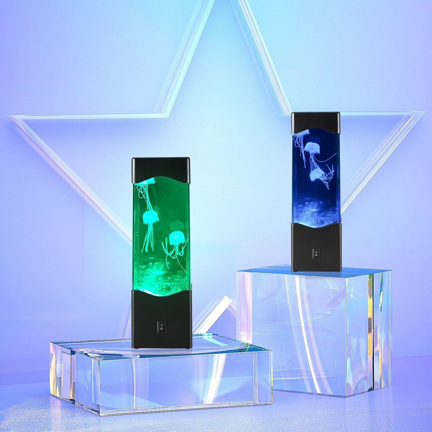 🔥✨-Multicolor Jellyfish Lava Lamp