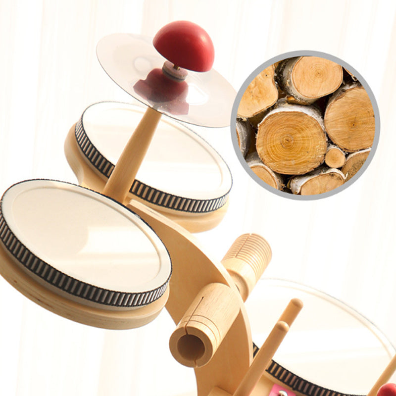 Wooden Multi-function Drum Set