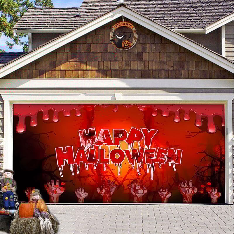 Halloween  Garage Door Decoration