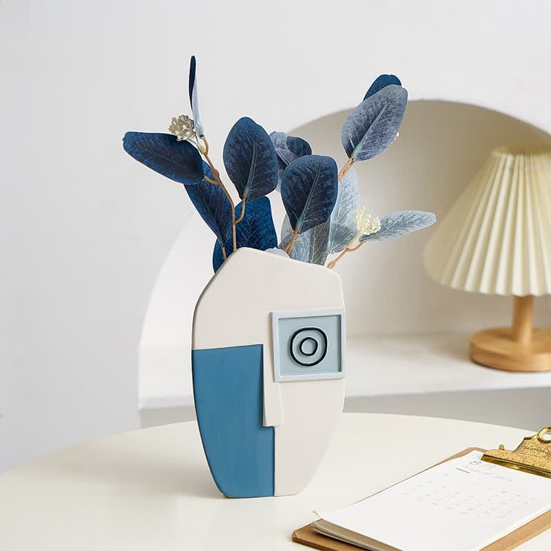Abstract Human Face Vase