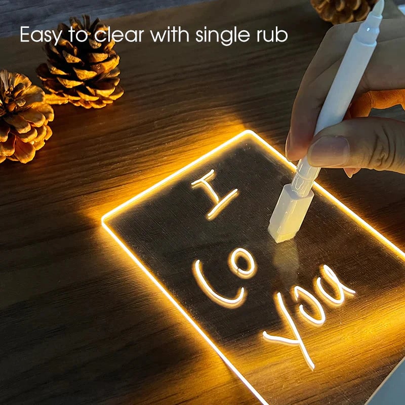 🔥NOTE BOARD CREATIVE LED NIGHT LIGHT