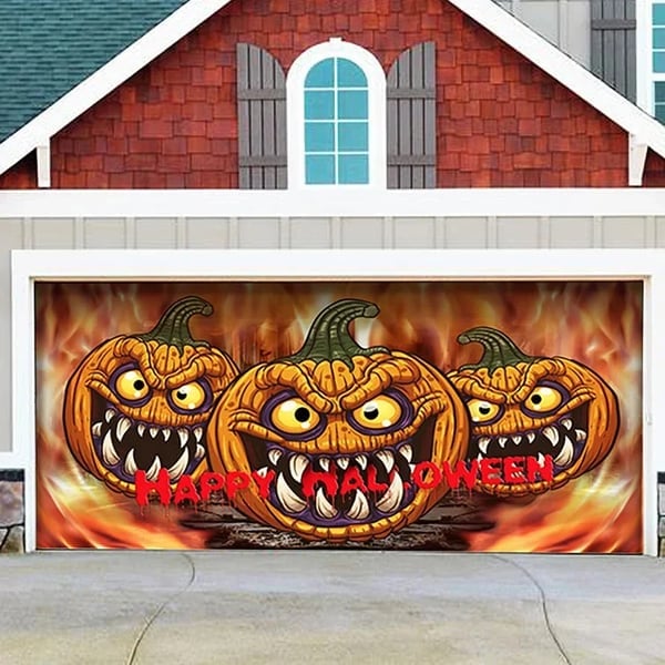 Halloween  Garage Door Decoration