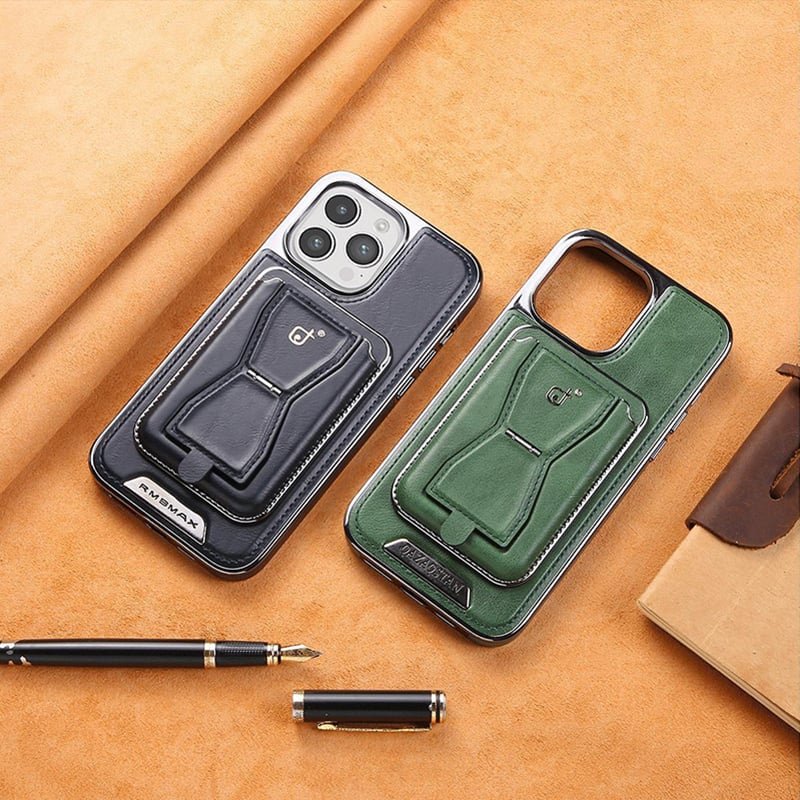 Skin striae Magnetic iPhone Case with Removal Card Holder