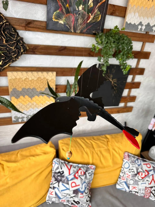 ✨Artisan Crafted Wooden Dragon Sculpture