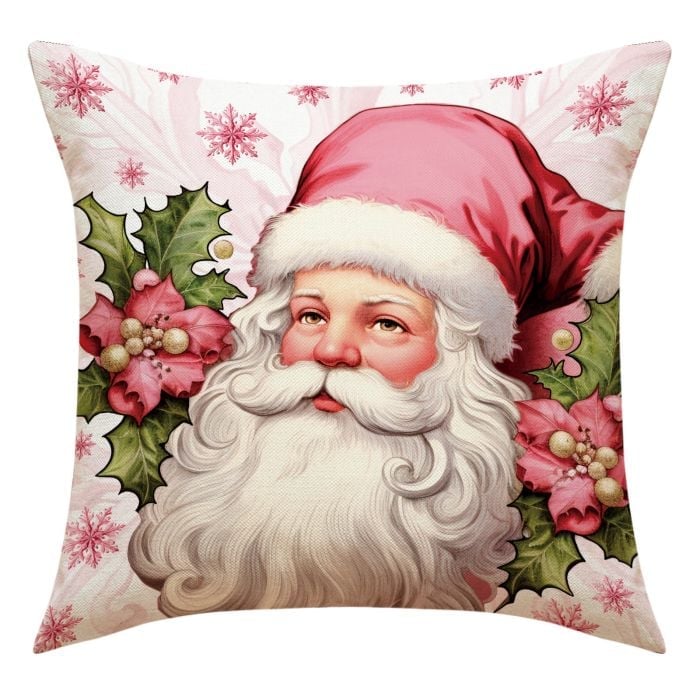 New Pink Christmas Pillow Covers-New Christmas Home Products