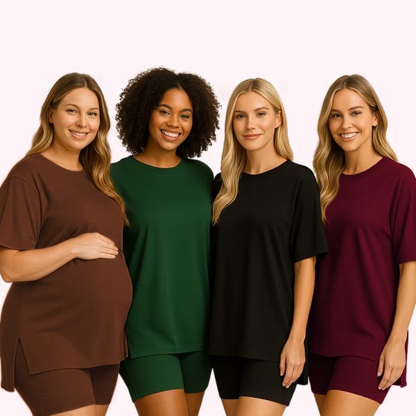 Women's Summer Casual Oversized Two-Piece Set