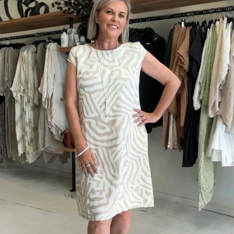 New Boho Vintage Casual Printed Dress