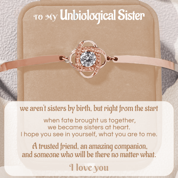 FOR FRIEND - I LOVE YOU DIAMOND KNOT BRACELET