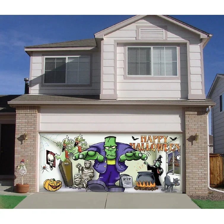 Halloween  Garage Door Decoration