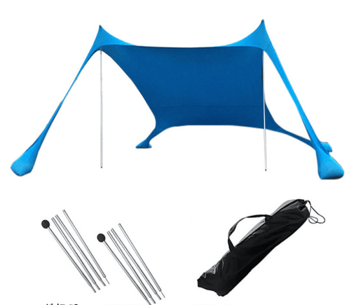 Seaside beach canopy beach sand digging tent