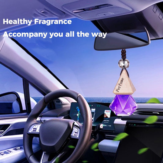 Car perfume glass crystal decoration pendant