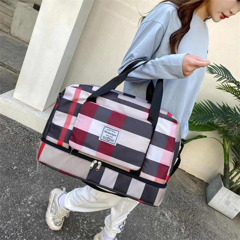 Waterproof Foldable Dry/Wet Separation Travel Bag