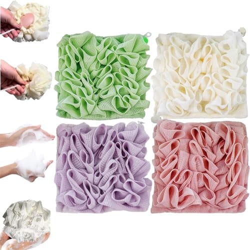 2-in-1 Bath Sponge & Washcloth