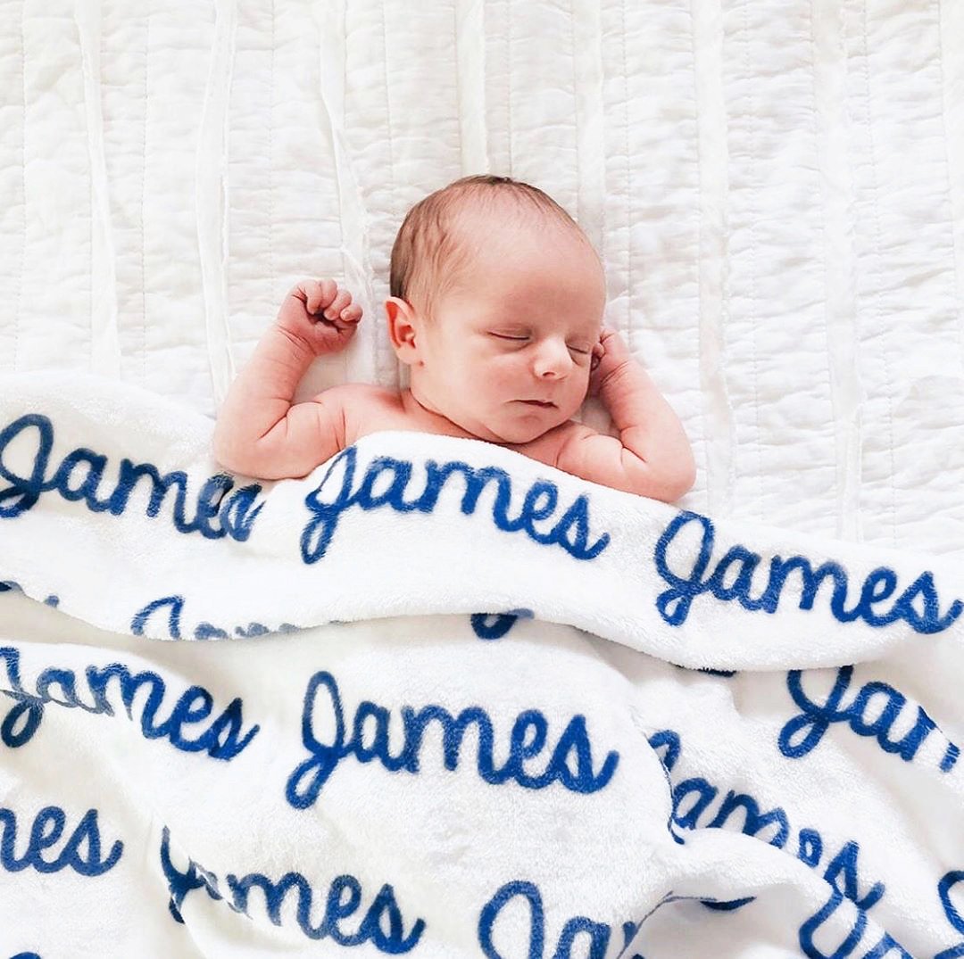 Personalized Super Soft Name Family Blanket