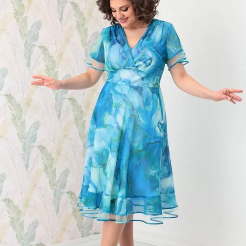 ✨Women's flowy midi dress