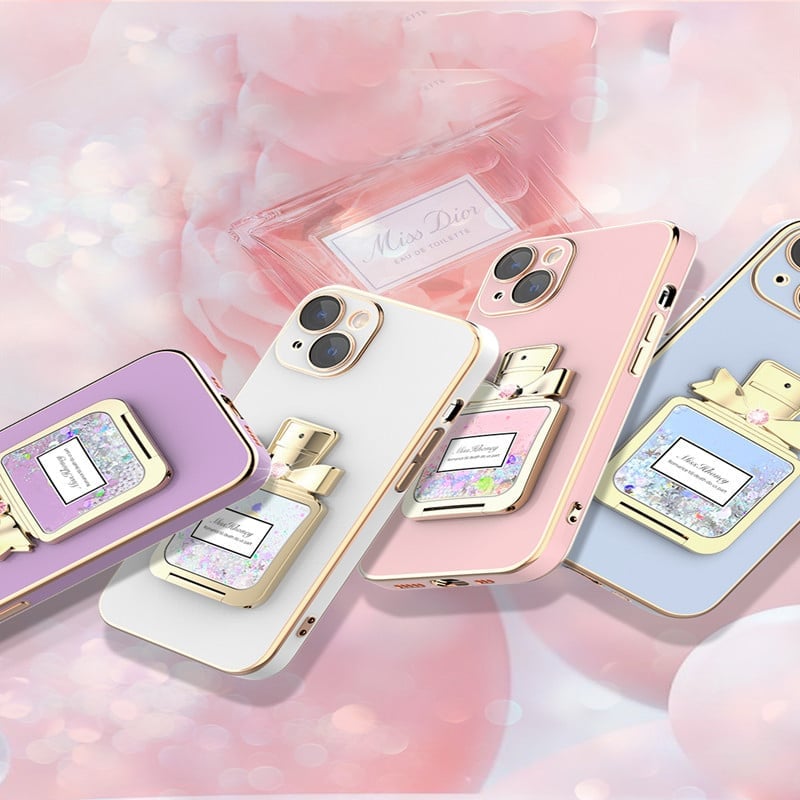 Quicksand Perfume Bottle Holder Phone Case