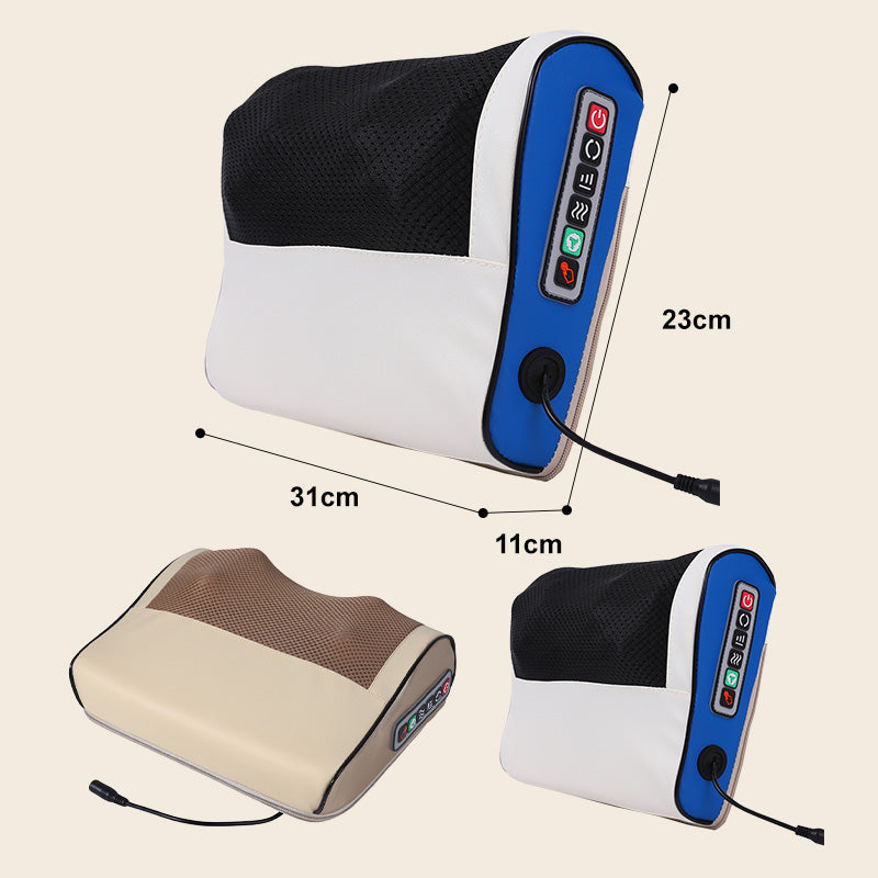🎊Multifunctional Deep Kneading Massage Pillow with Heat