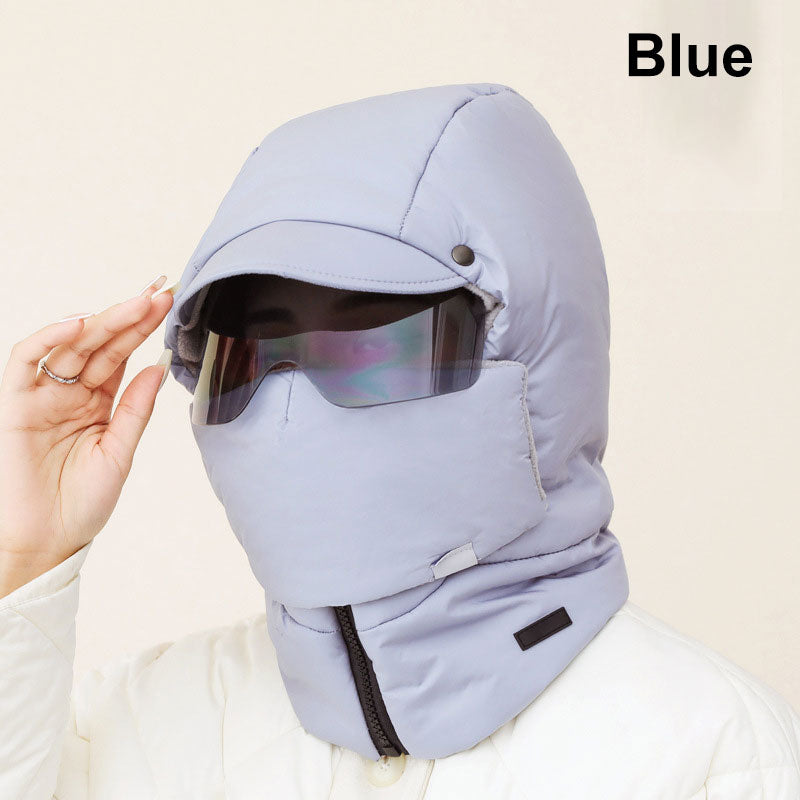 🌟Windproof Full Cover Outdoor Riding Mask with Glasses