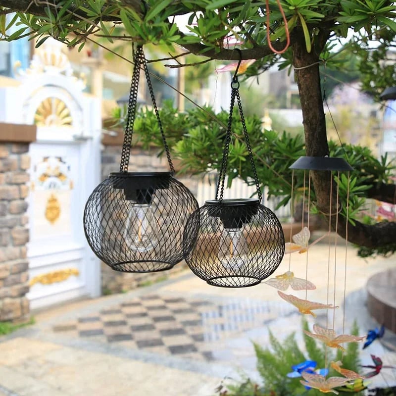 Outdoor Garden Metal Hanging Lights