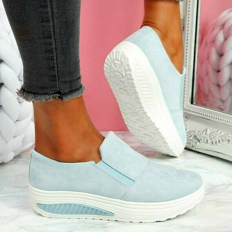 Woman Round toe Knitted Bow Loafers