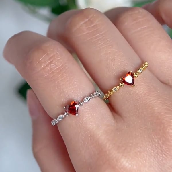 💝Take Time For Yourself Heart Ring💗