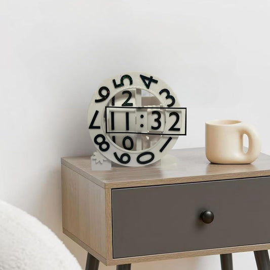 ⏰Unique Modern 3D Printed Desktop Triaxial Numechron Clock