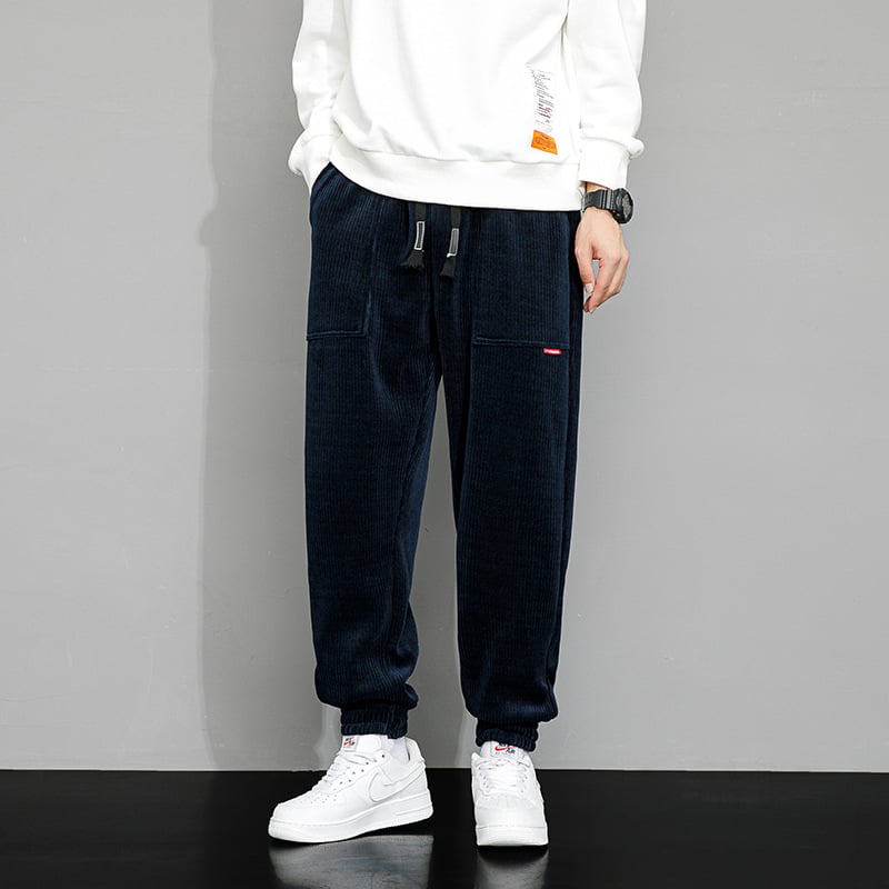 Velour Casual Corduroy Trousers