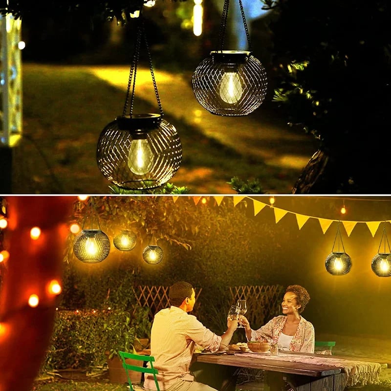 Outdoor Garden Metal Hanging Lights