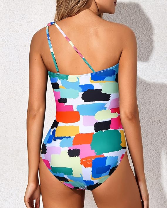 One-Piece Asymmetric Swimsuit for Women