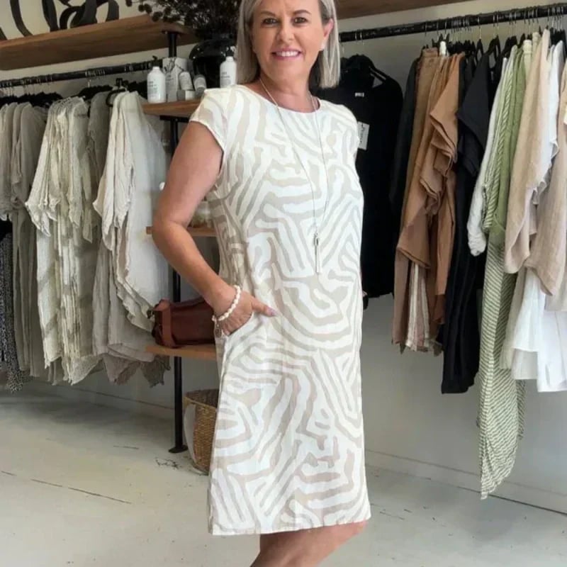 New Boho Vintage Casual Printed Dress