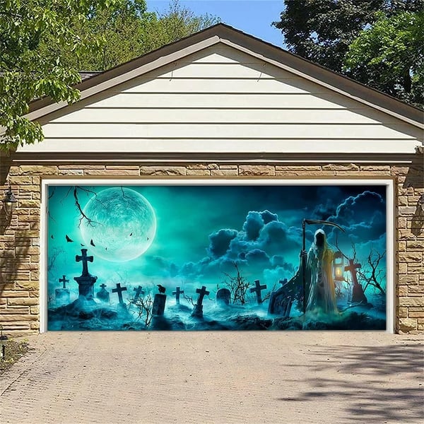 Halloween  Garage Door Decoration