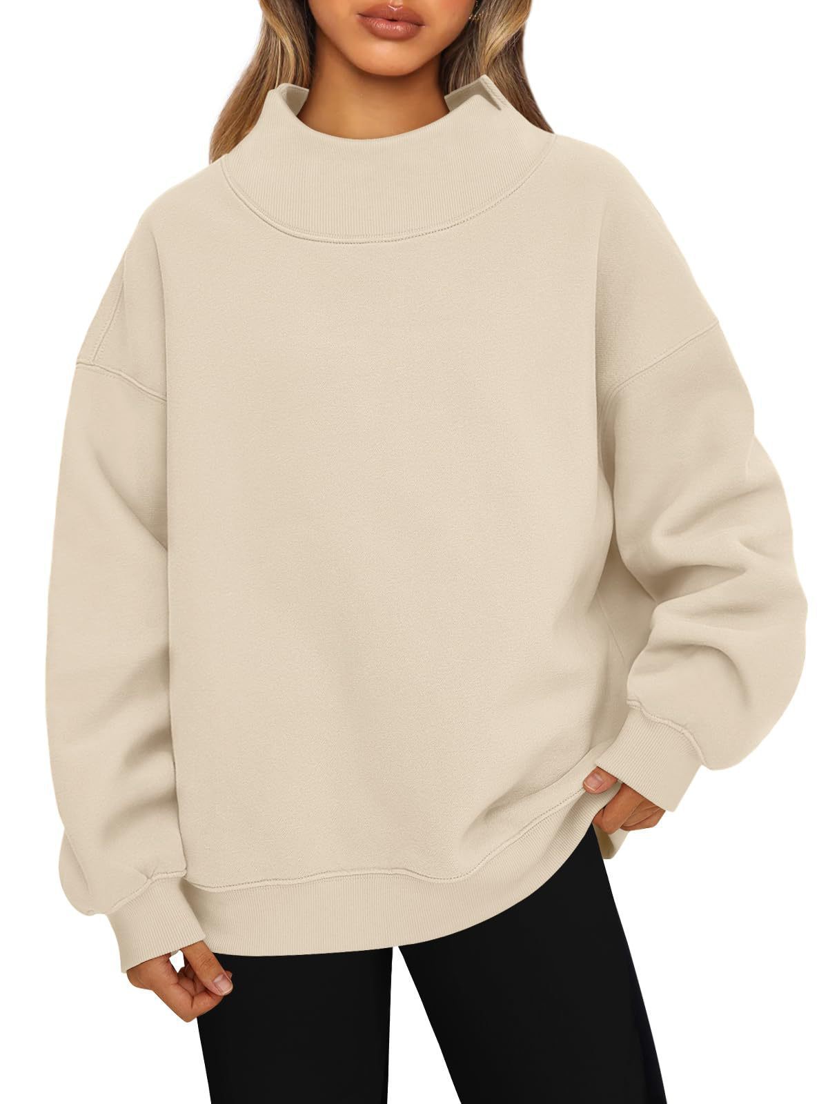 🎁WOMEN'S HALF TURTLENECK FLEECE CASUAL SWEATSHIRT