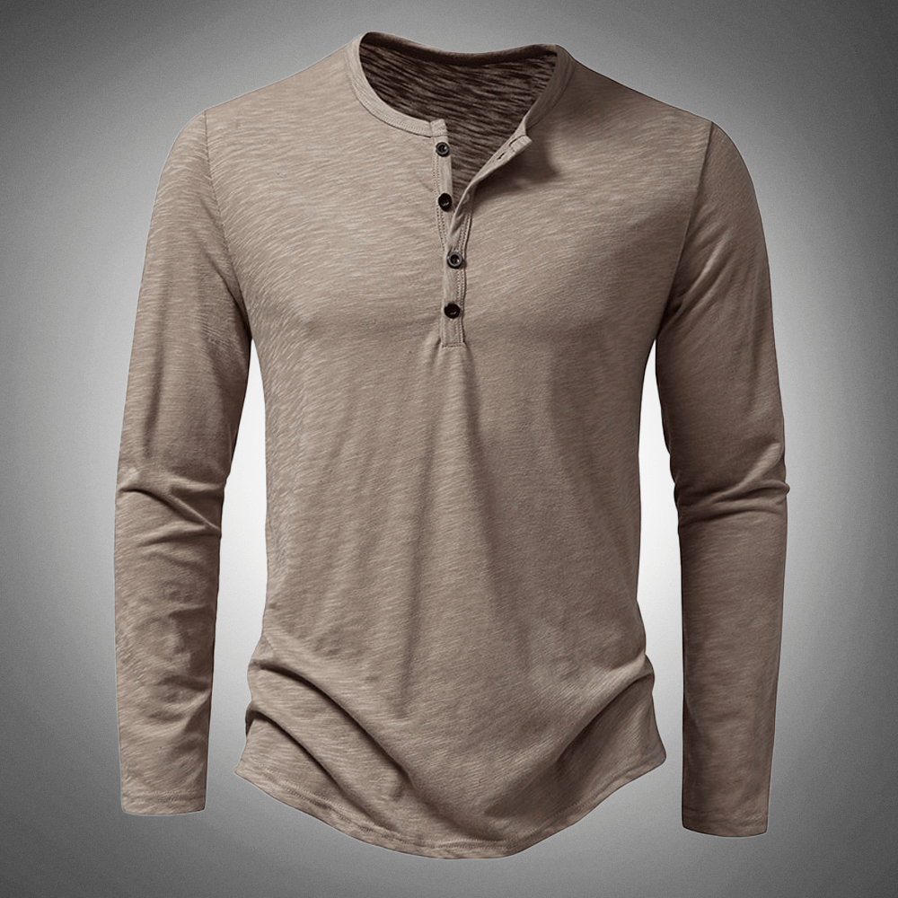 Vincenzo Henley Long Sleeve Shirt