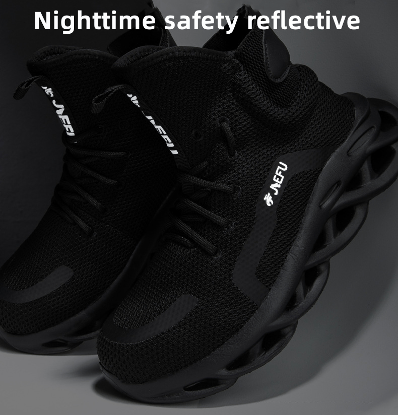 Ultra-Light Breathable Steel Toe Non-Slip Work Shoes