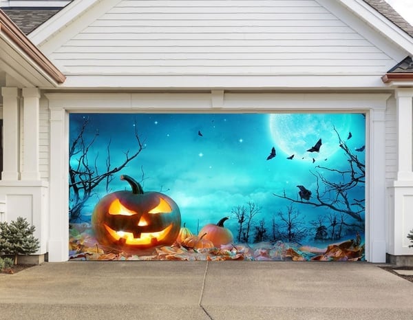 Halloween  Garage Door Decoration