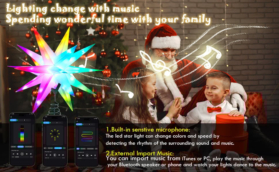 LED Smart Explosion Starlight-Bluetooth Control