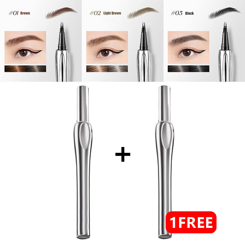 💖 Upgraded Natural Waterproof Eyebrow Pen with Microfine Tip