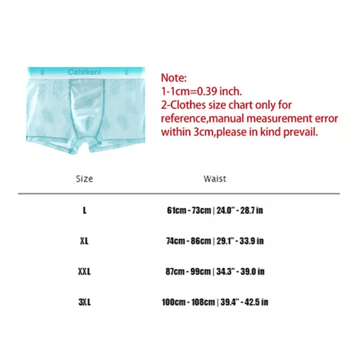 Men's Owl Print Ice Silk Boxer