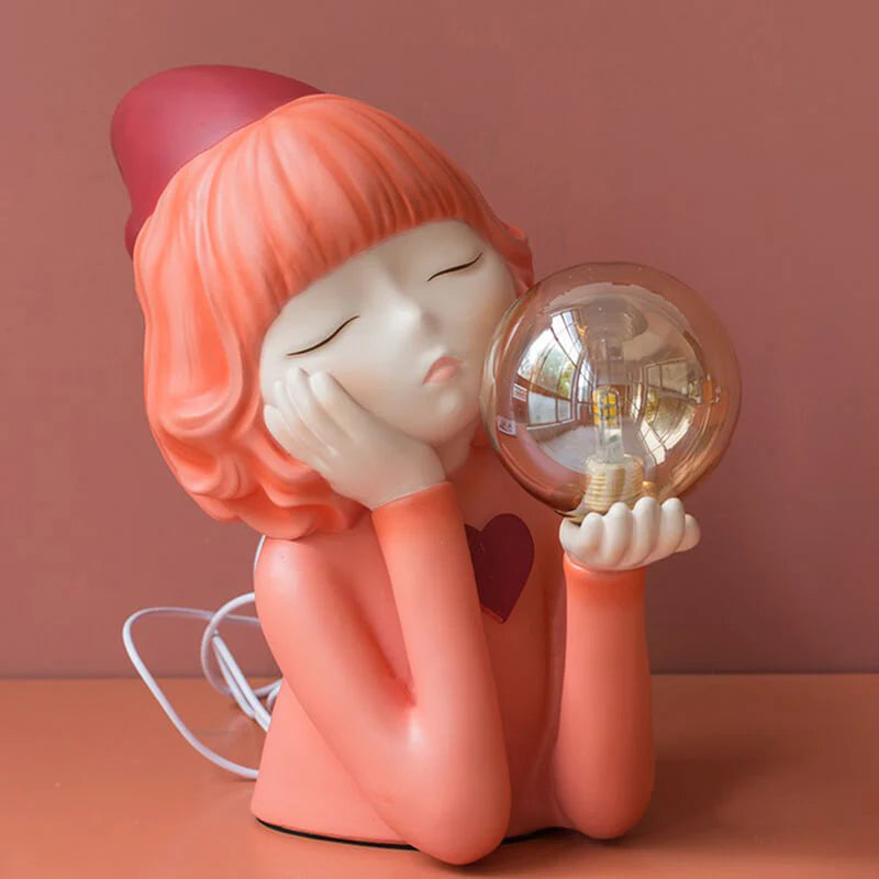 Elf Girl Resin Table Lamp
