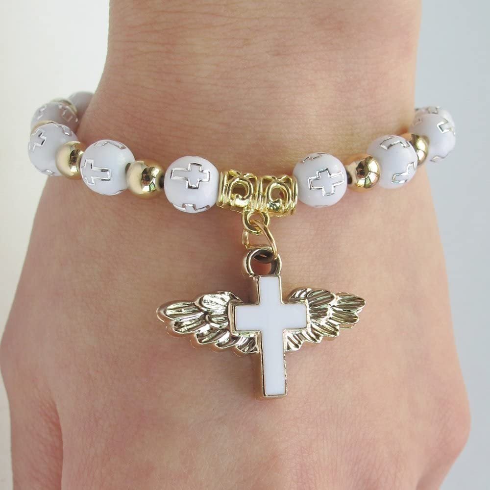 🔥Angel Wing Cross Bracelet
