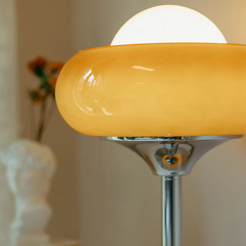 Egg Tart Glass Table Lamp