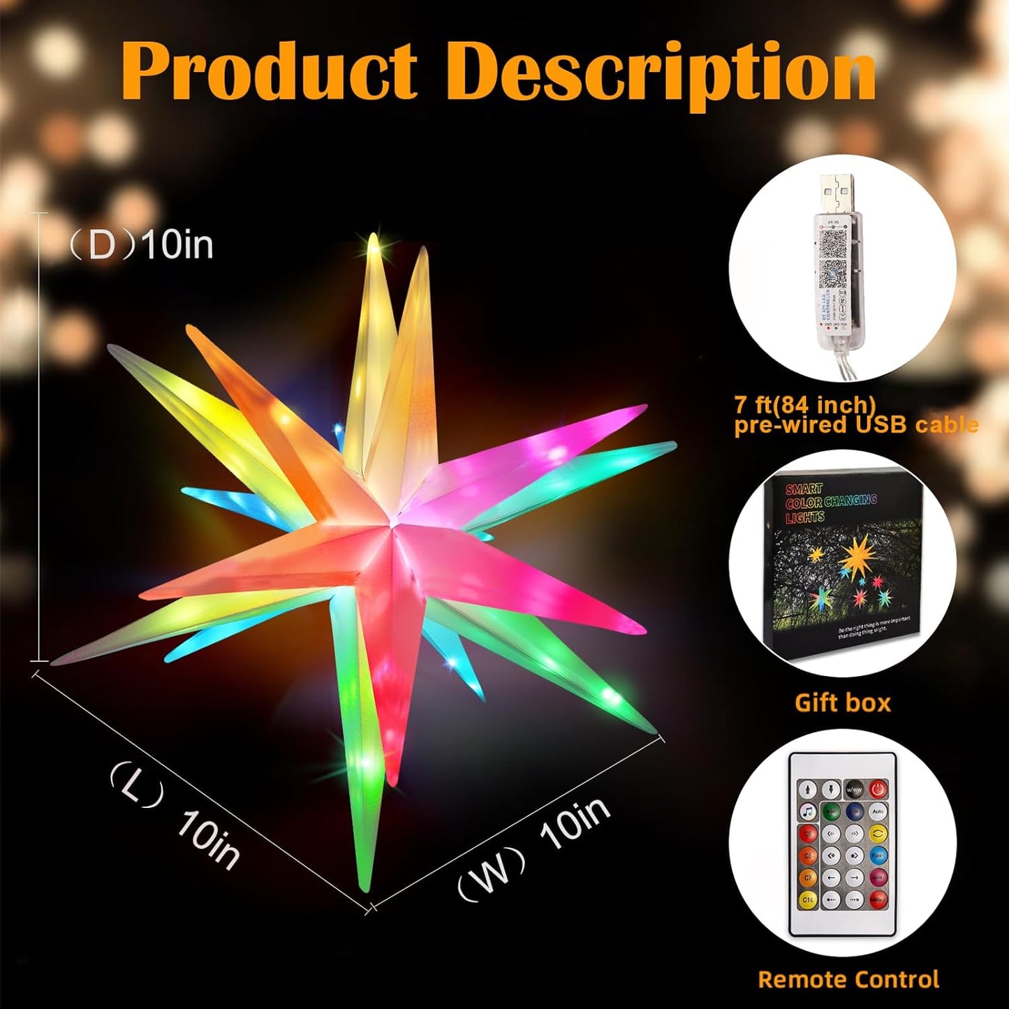 LED Smart Explosion Starlight-Bluetooth Control