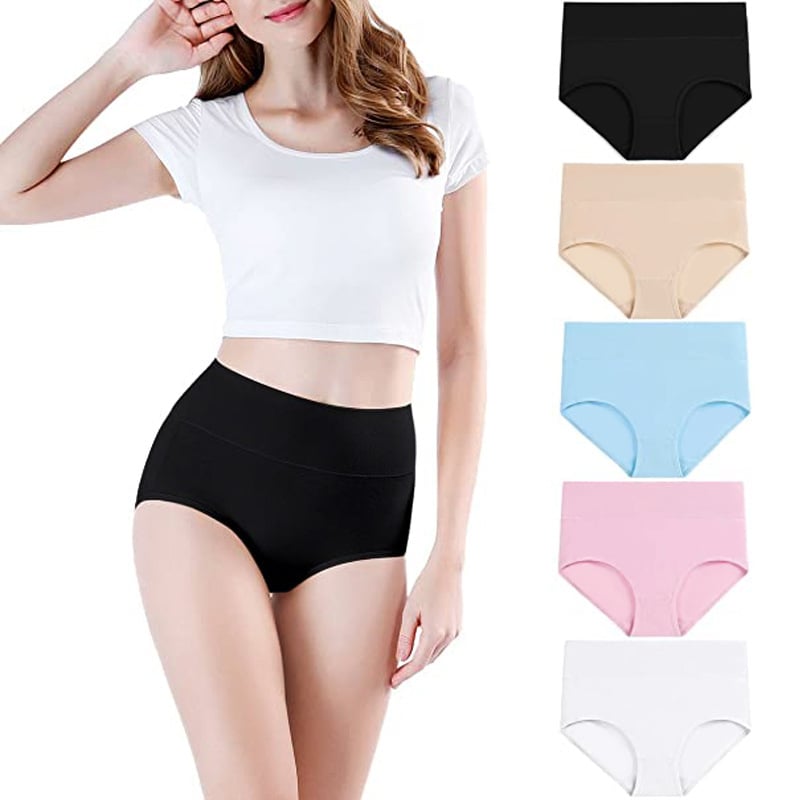 Women's High Waisted Cotton Underwear